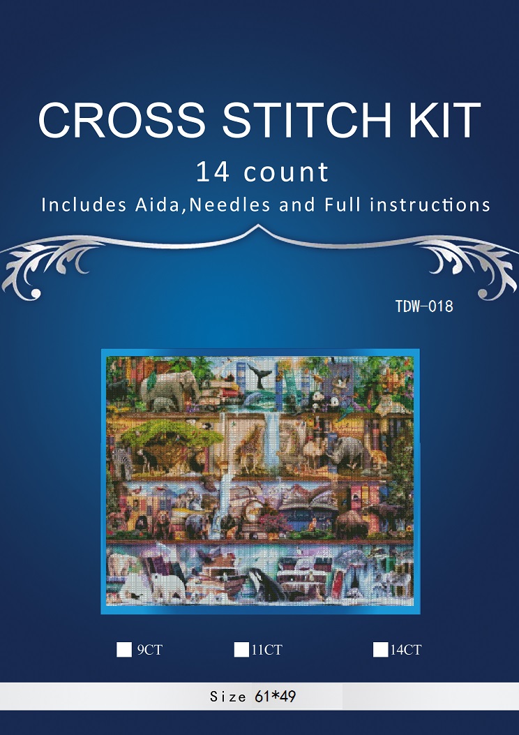 Embroidery Lovers - Kit de punto de cruz para