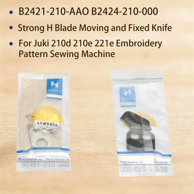 Embroidery Pattern - 1PCS B2421-210-AAO B2424-210-000 Cuchilla H Fuerte