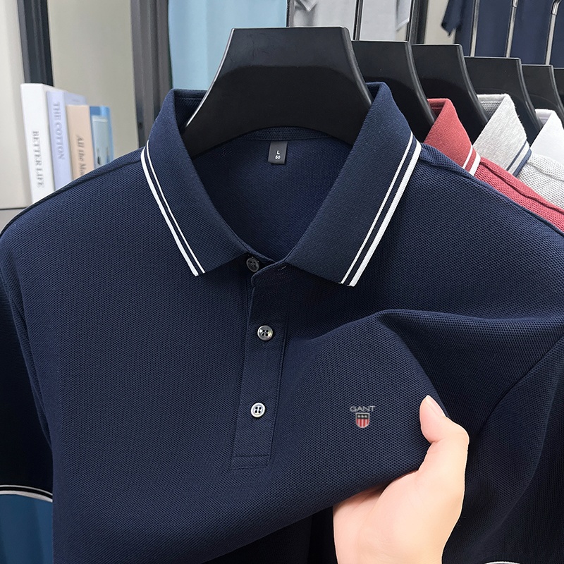 Embroidery Men Shirt - Camisa POLO de manga corta para