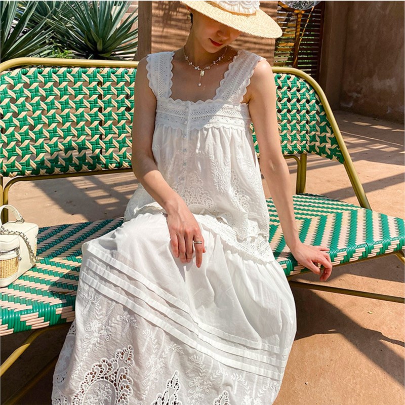Embroidery Vest - Conjunto de 2 piezas de chaleco