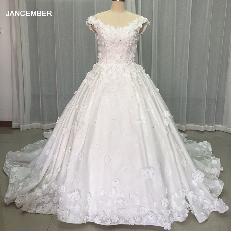 Embroidery Organza - Elegante vestido de novia superfino para