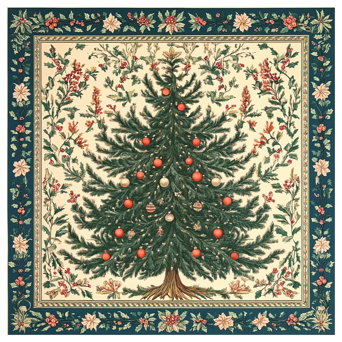Embroidery Xmas - Kit de punto de cruz de