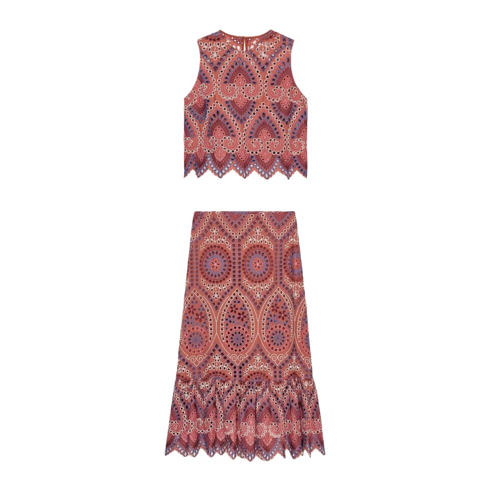 Embroidery Vest - ETJ 2025 nueva ropa de mujer