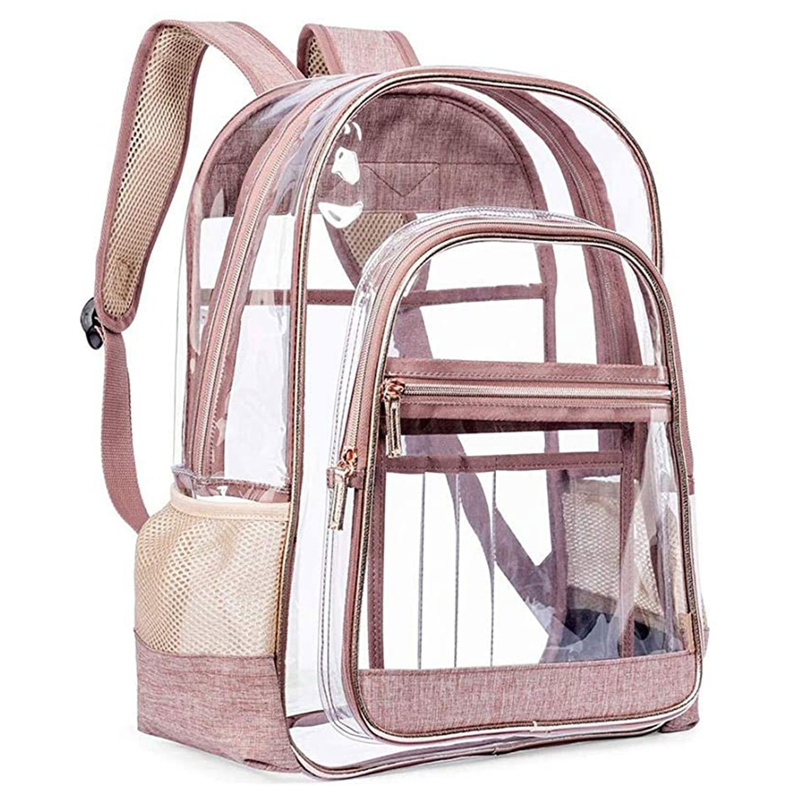 Embroidery Backpack Kit - Mochila transparente de PVC, bolso escolar
