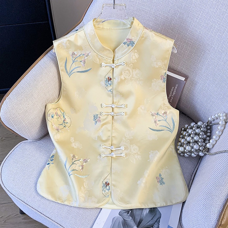 Embroidery Vest - Nuevo Chaleco Hanfu de Estilo Chino
