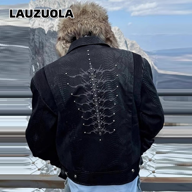 Chaqueta Negra para Hombre con - Embroidery Gothic reseña y precio