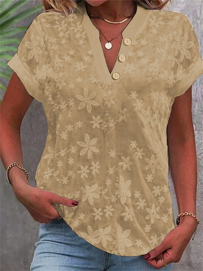 Blusa blanca con bordado Flora - Embroidery On Shirt reseña y precio
