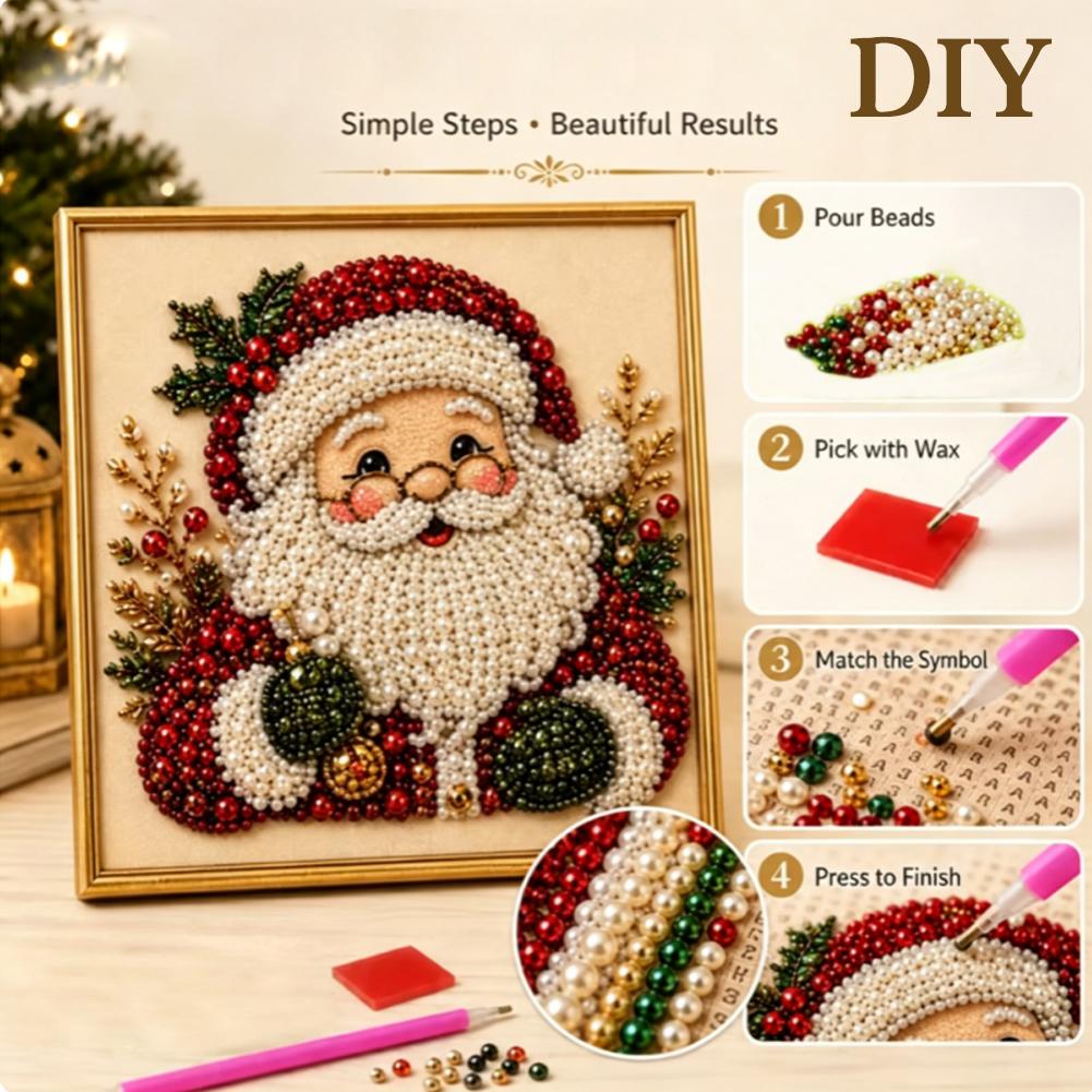 Kit de Arte con Perlas de Papá - Embroidery Xmas reseña y precio