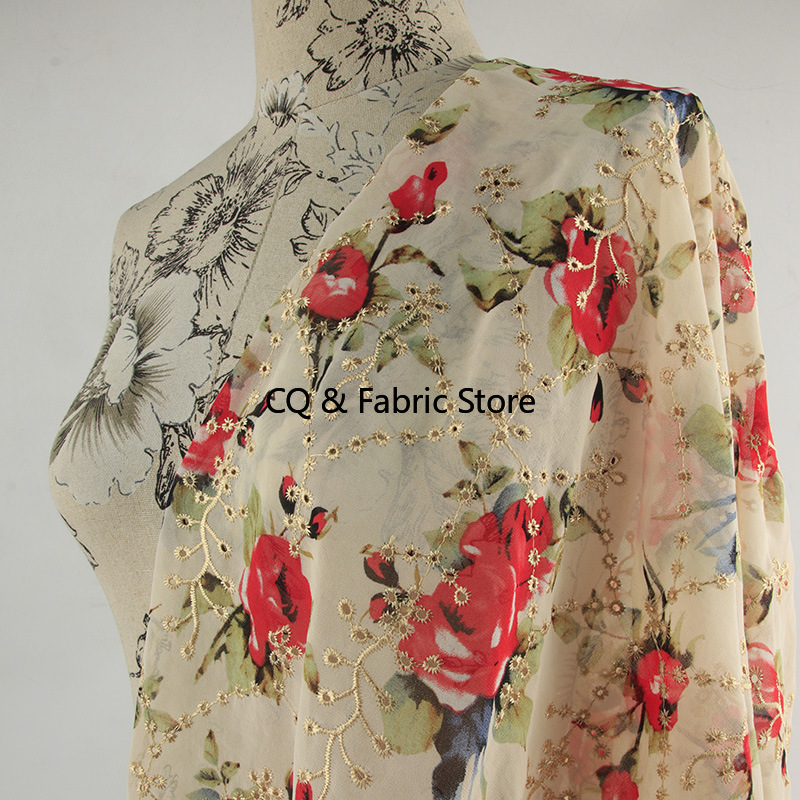 Nuevo patrón de rosas, tela de - Embroidery Roses reseña y precio
