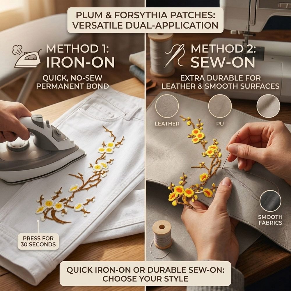 Parches Termoadhesivos de Flor - Embroidery Patches reseña y precio