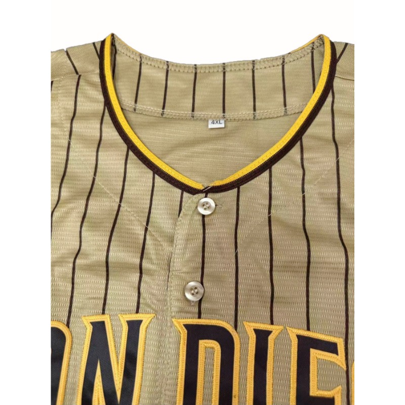 Camiseta de béisbol bordada co - Embroidery Men Shirt reseña y precio