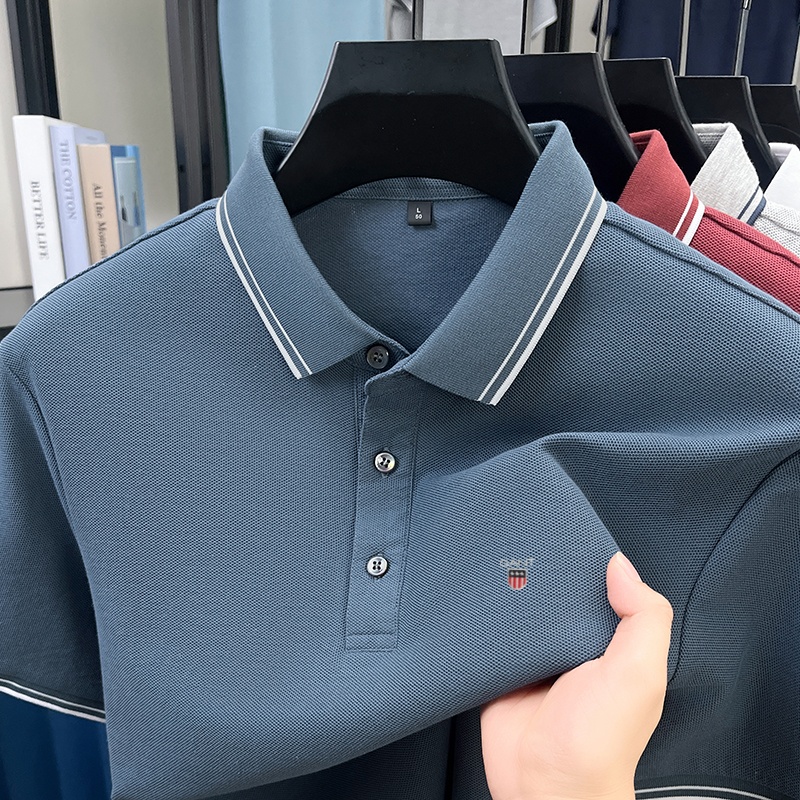Camisa POLO de manga corta par - Embroidery Men Shirt reseña y precio