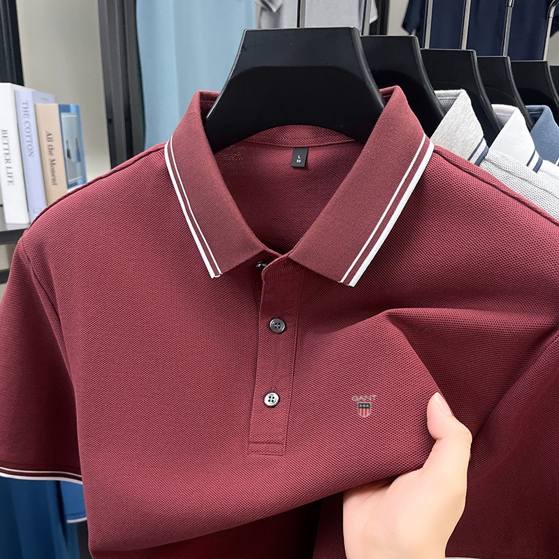 Camisa POLO de manga corta par - Embroidery Men Shirt reseña y precio