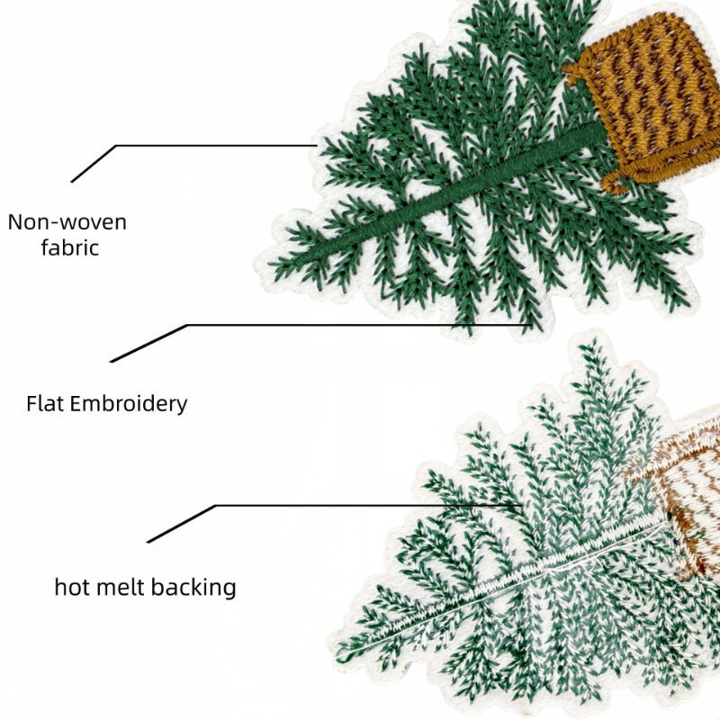 Parche Bordado Termoadhesivo V - Embroidery Xmas reseña y precio