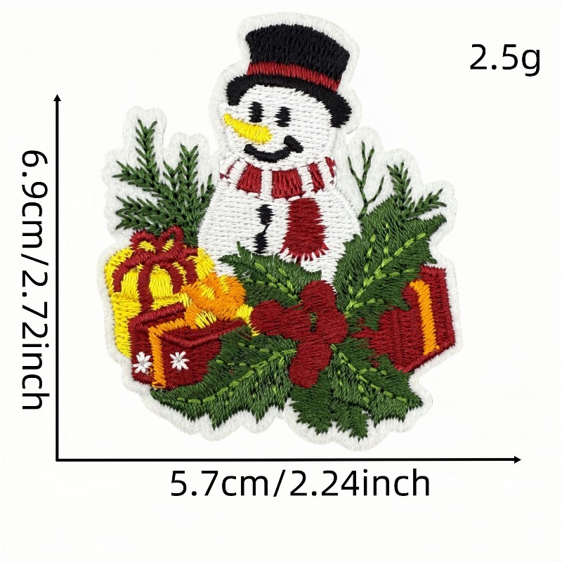 Parche Bordado Termoadhesivo V - Embroidery Xmas reseña y precio