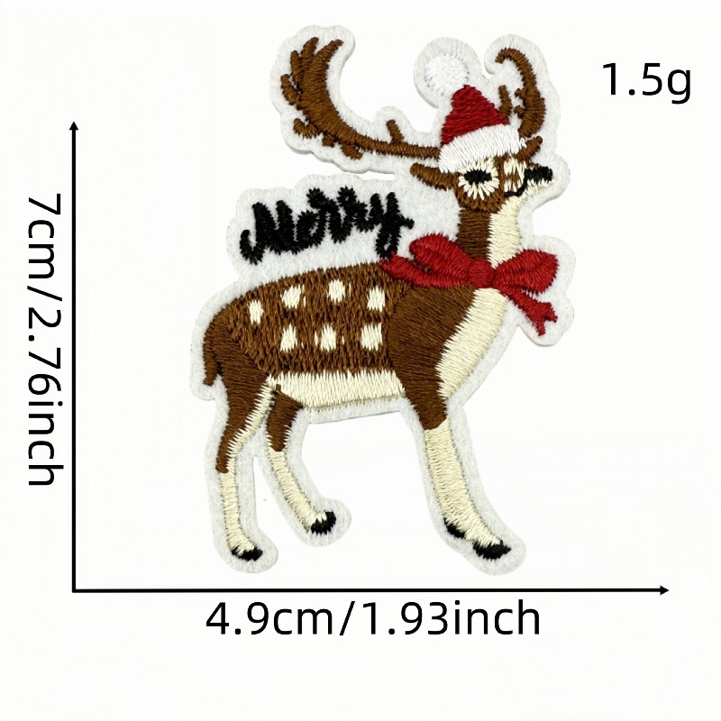 Parche Bordado Termoadhesivo V - Embroidery Xmas reseña y precio