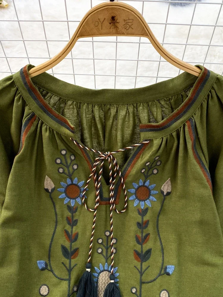 Blusa de primavera para mujer  - Embroidery On Shirt reseña y precio