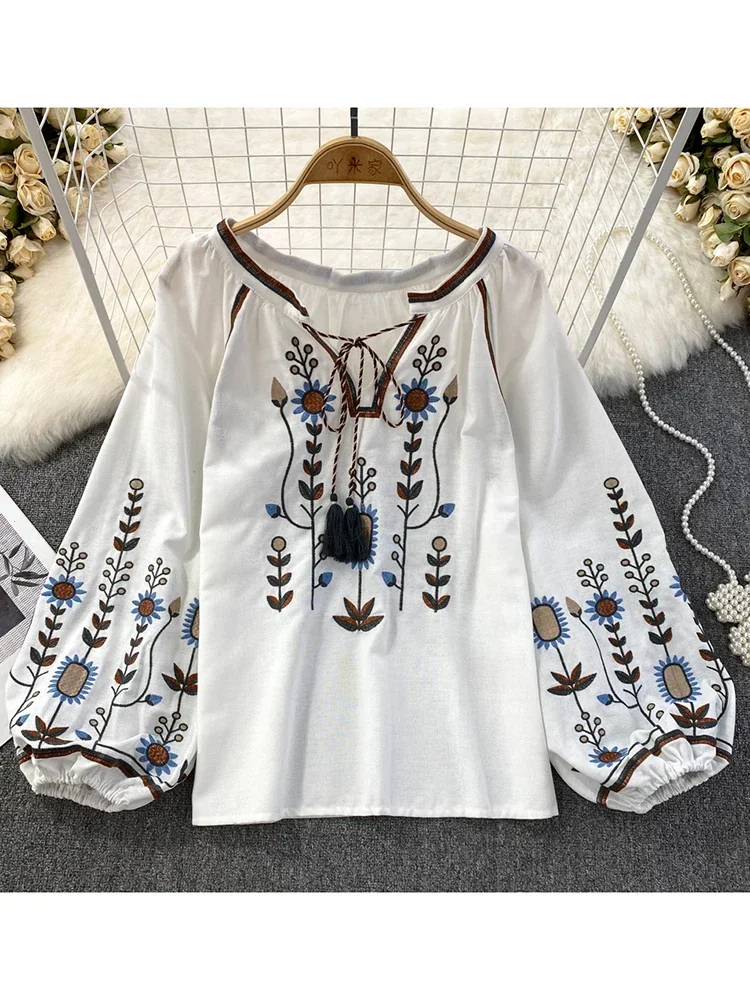 Blusa de primavera para mujer  - Embroidery On Shirt reseña y precio