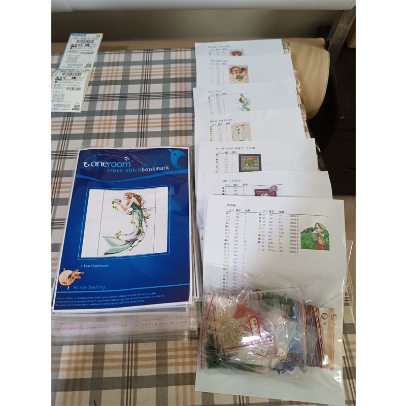 Kit de punto de cruz, conjunto - Embroidery Backpack Kit reseña y precio