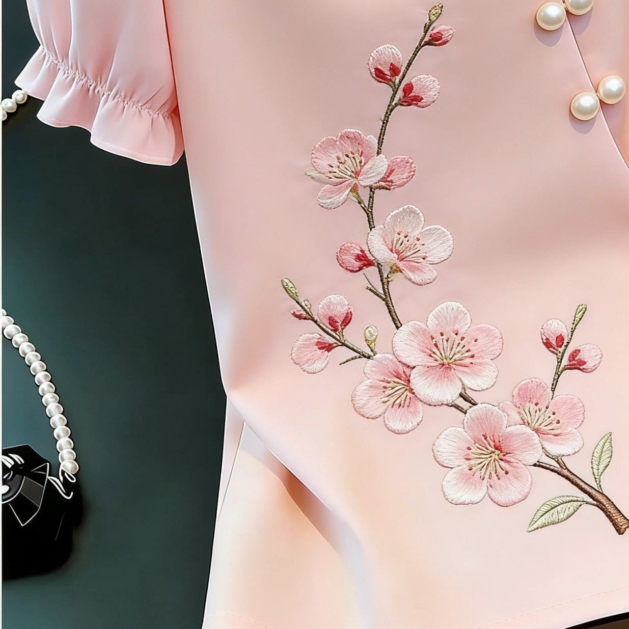 Camisa de estilo chino bordada - Embroidery On Shirt reseña y precio