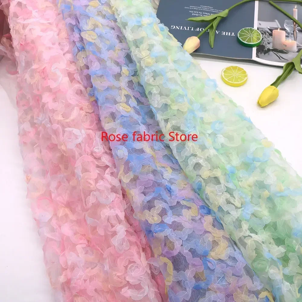 Tela de encaje de ganchillo co - Embroidery Roses reseña y precio