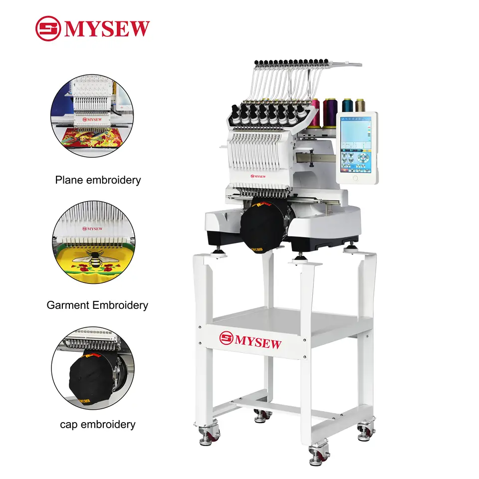 Máquina de Bordar Industrial C - Embroidery Machine Computerized reseña y precio