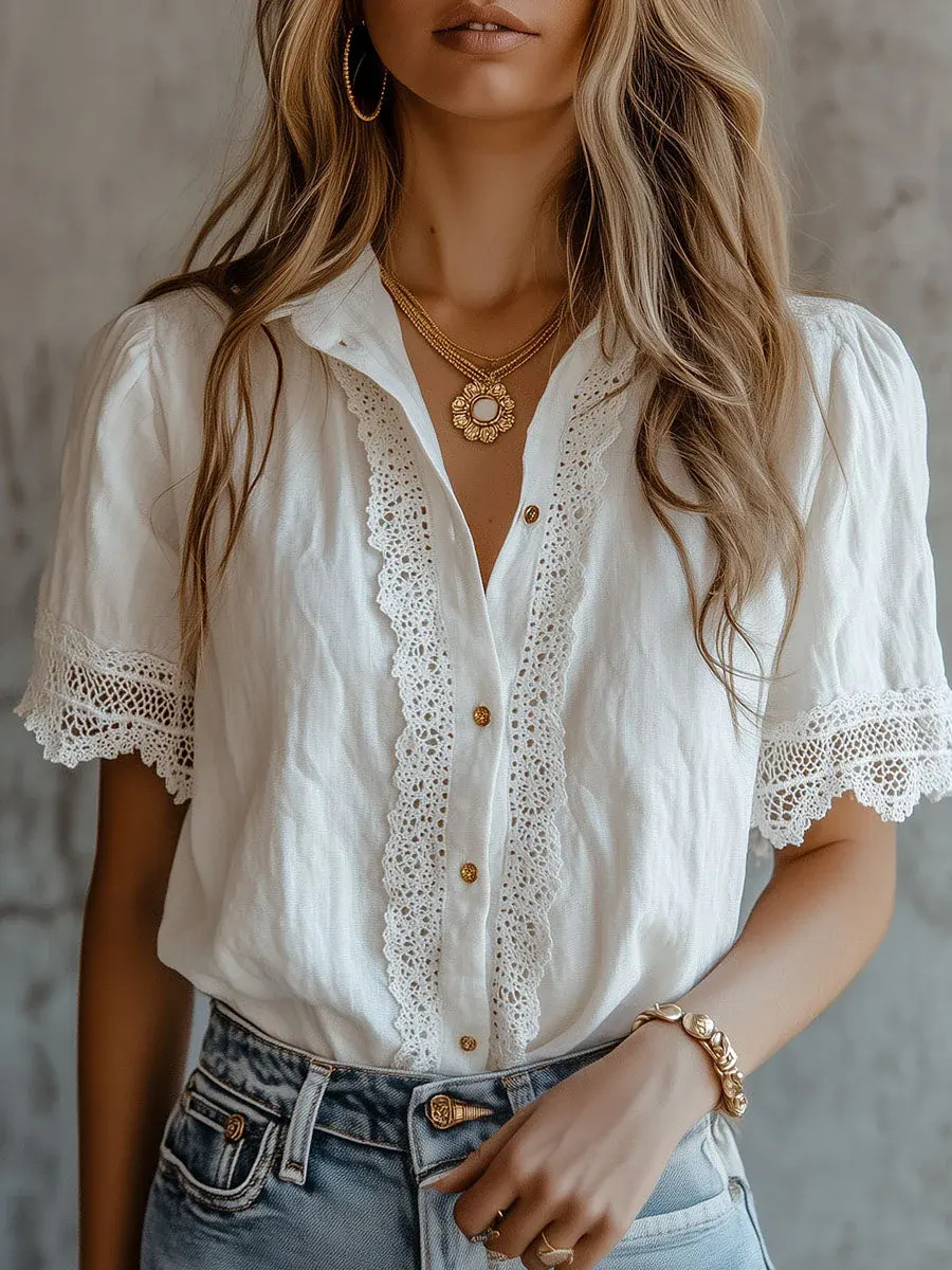 Elegantes Camisas de Mujer, Ca - Embroidery On Shirt reseña y precio