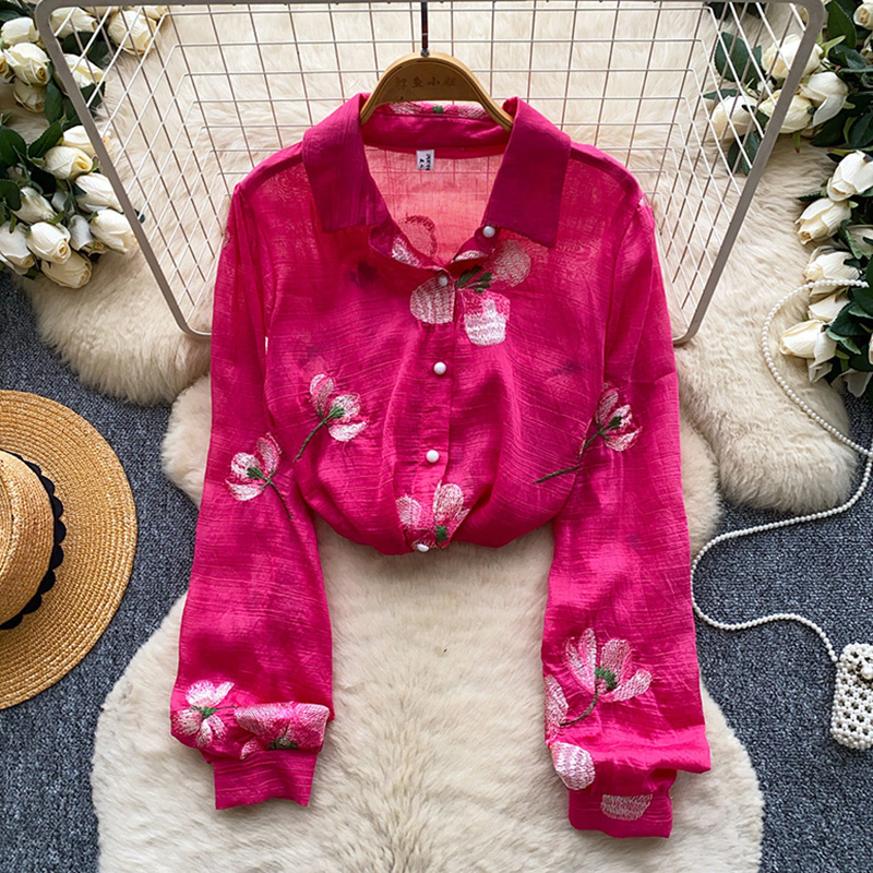 Cárdigan bordado floral de est - Embroidery Cardigan reseña y precio