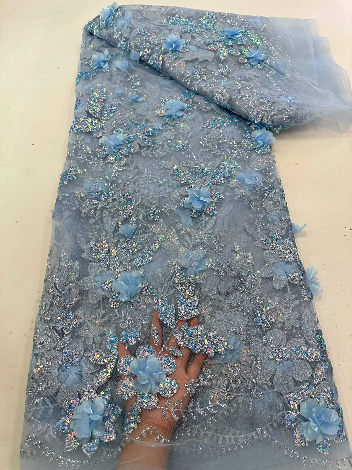 Tela de encaje africana bordad - Embroidery Abaya reseña y precio