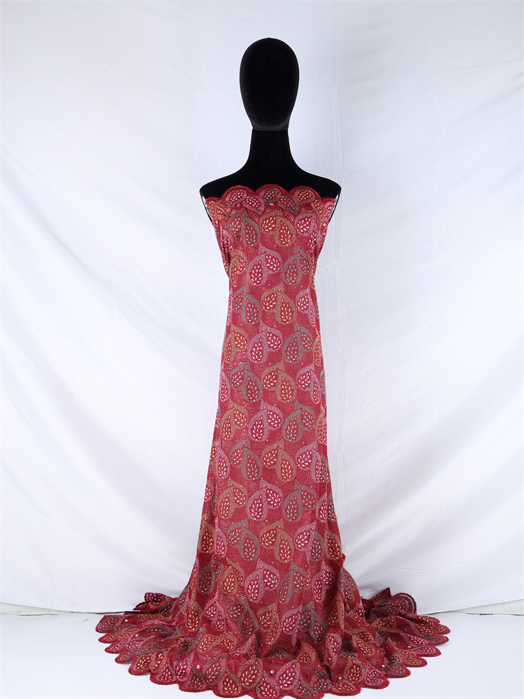 Tela de encaje de algodón bord - Embroidery Abaya reseña y precio