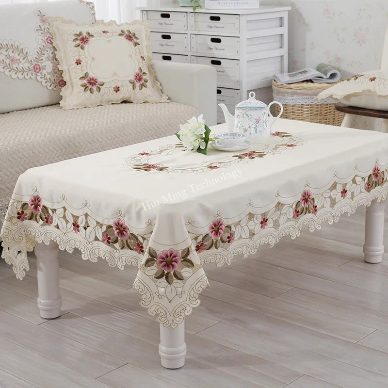 Mantel de comedor Beige grueso - Embroidery Xmas reseña y precio