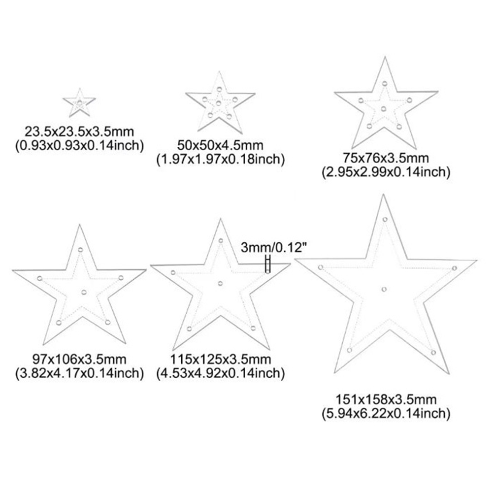 6 unids/set de plantillas de c - Embroidery Backpack Kit reseña y precio