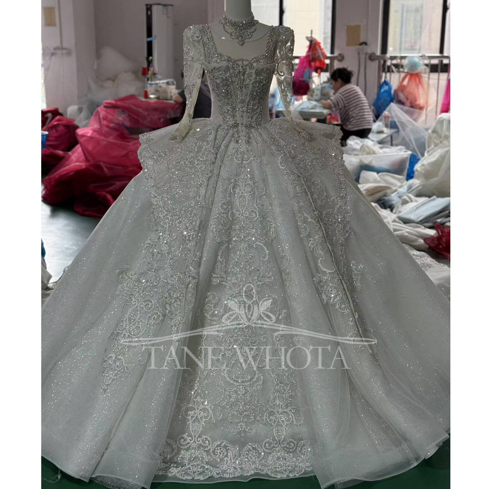 Vestido de Novia con Lentejuel - Embroidery Organza reseña y precio