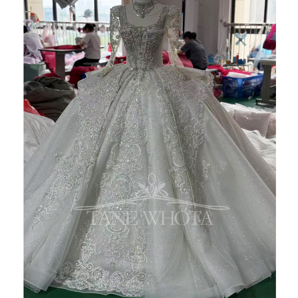 Vestido de Novia con Lentejuel - Embroidery Organza reseña y precio
