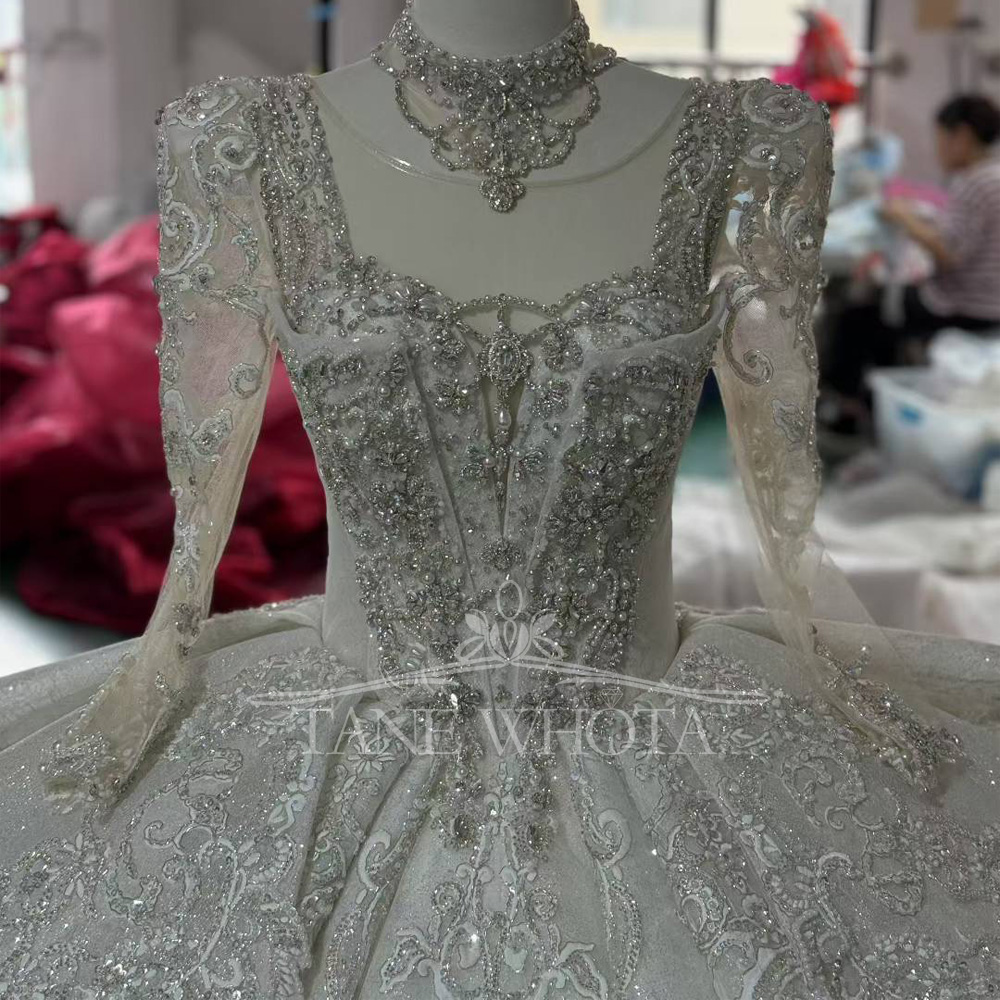 Vestido de Novia con Lentejuel - Embroidery Organza reseña y precio