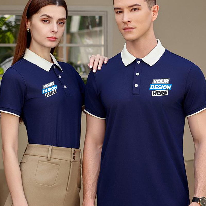 Polo Color Block: impresión de - Embroidery Men Shirt reseña y precio