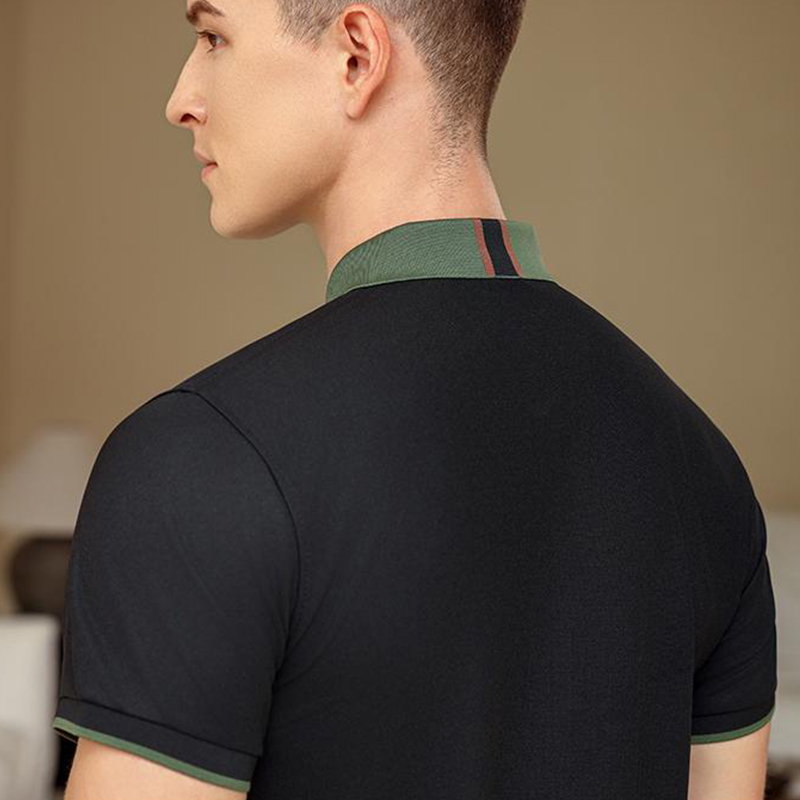 Polo Color Block: impresión de - Embroidery Men Shirt reseña y precio