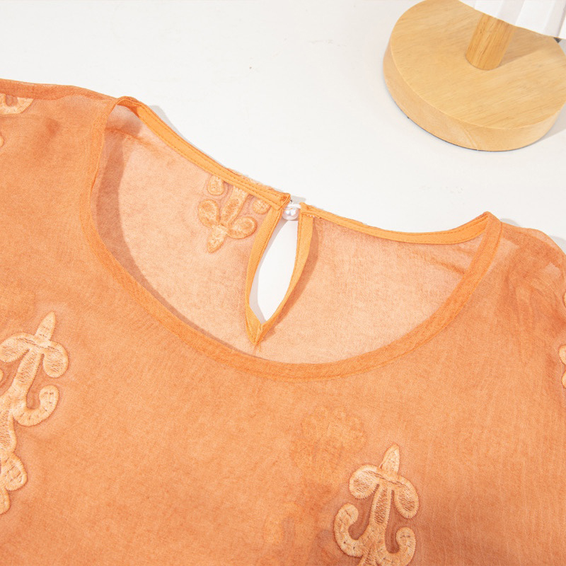 100% de seda Mulberry para muj - Embroidery On Shirt reseña y precio