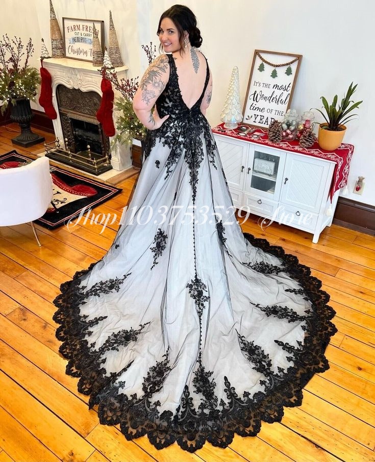 Vestidos de novia góticos con  - Embroidery Gothic reseña y precio