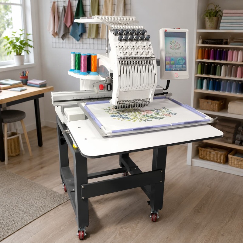 Máquina de Bordar de Doble Cab - Embroidery Machine Computerized reseña y precio
