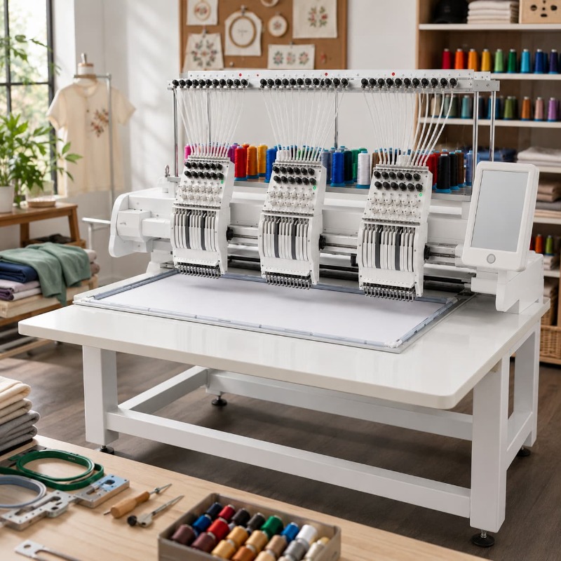 Máquina de Bordar de Doble Cab - Embroidery Machine Computerized reseña y precio