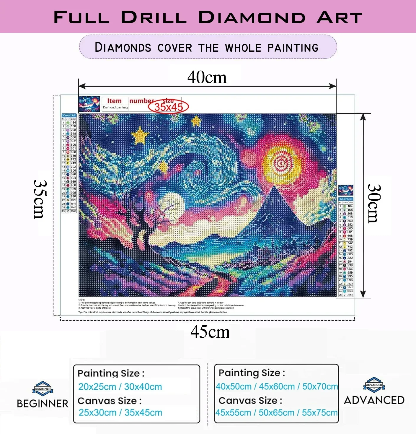 1 pieza de pintura de diamante - Embroidery Pattern reseña y precio