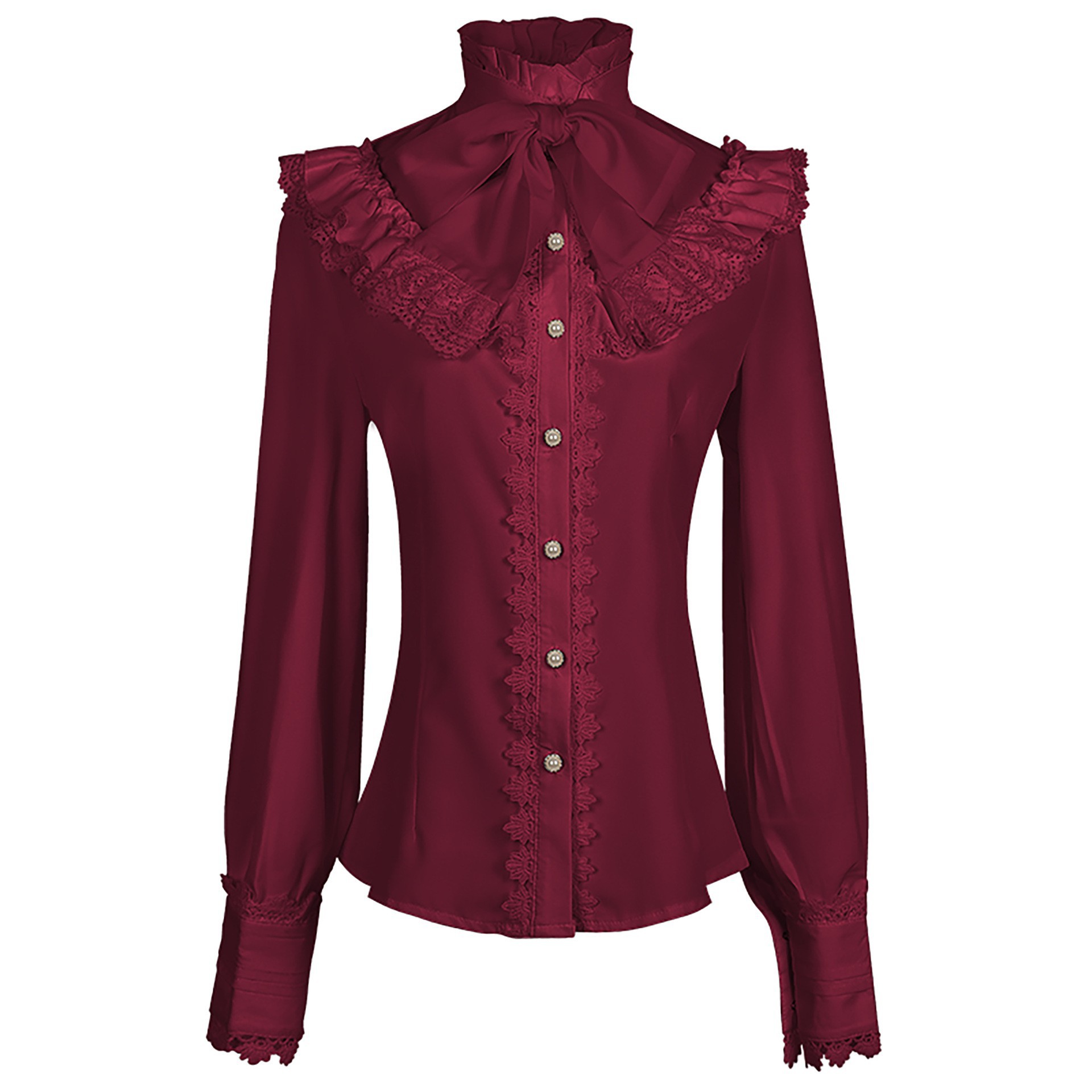 Nueva Llegada: Camisa Gótica V - Embroidery Lace reseña y precio