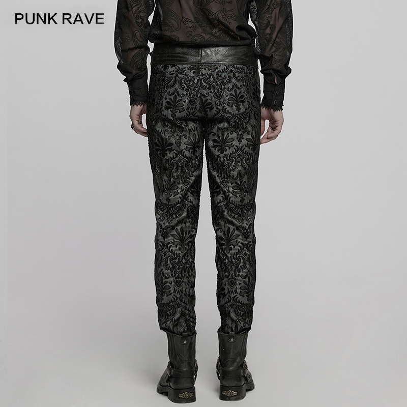PUNK RAVE Pantalones de traje  - Embroidery Gothic reseña y precio