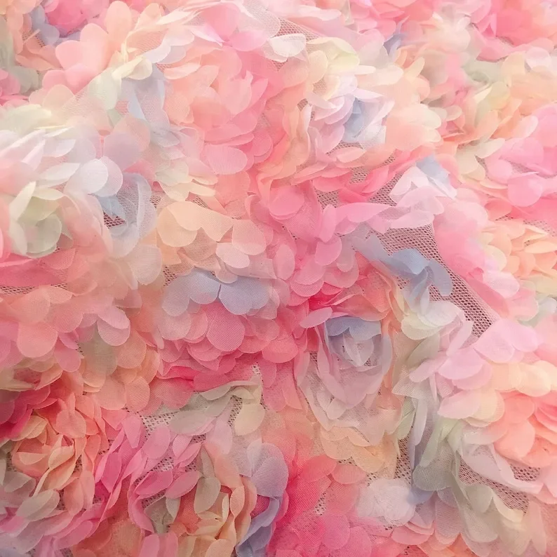 Tela de encaje de flores rosas - Embroidery Roses reseña y precio