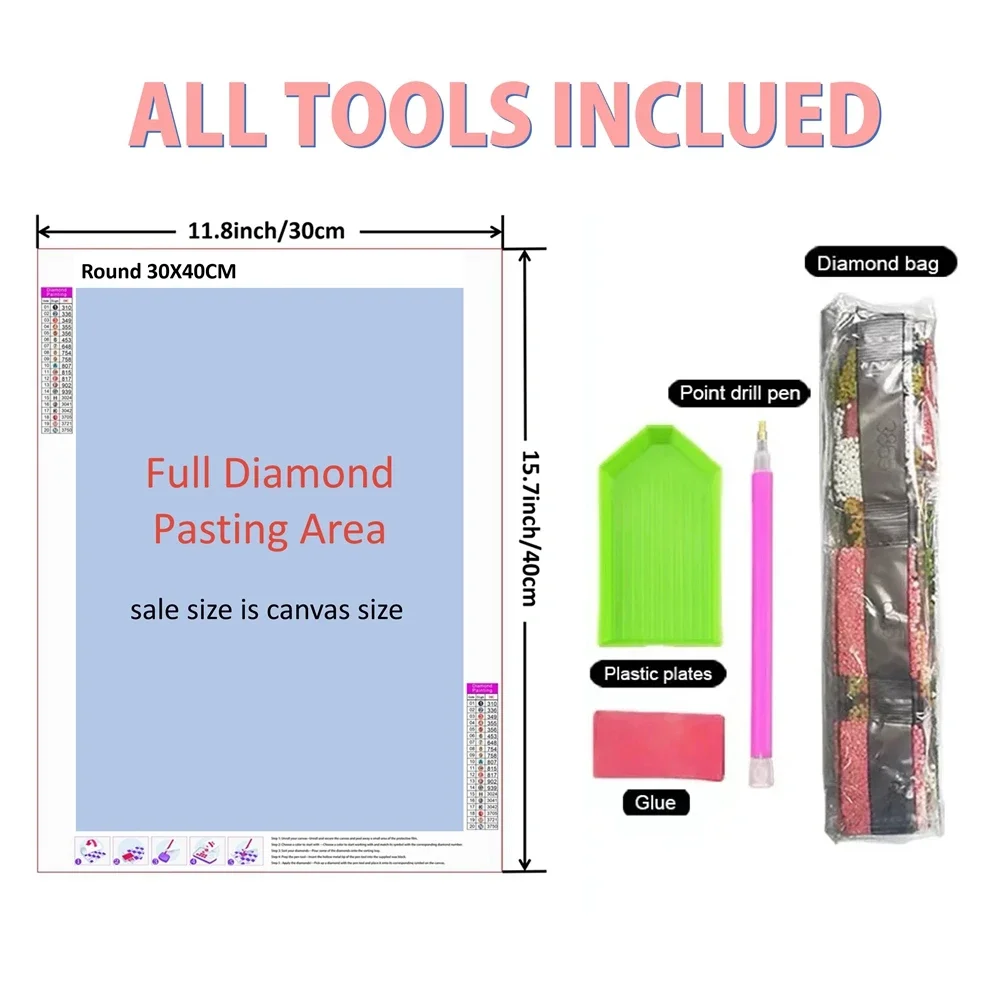 Set de Pintura de Diamantes 5D - Embroidery Pattern reseña y precio