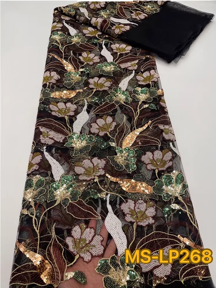 1 yarda de tela de lujo de dob - Embroidery Abaya reseña y precio