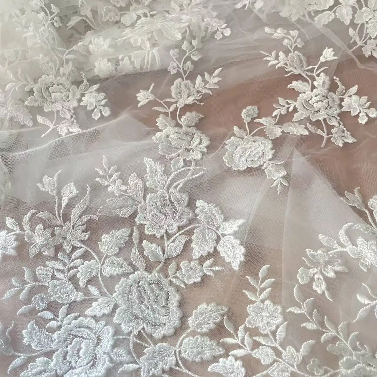 Tela de encaje bordado francés - Embroidery Abaya reseña y precio