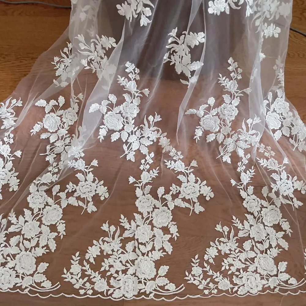 Tela de encaje bordado francés - Embroidery Abaya reseña y precio