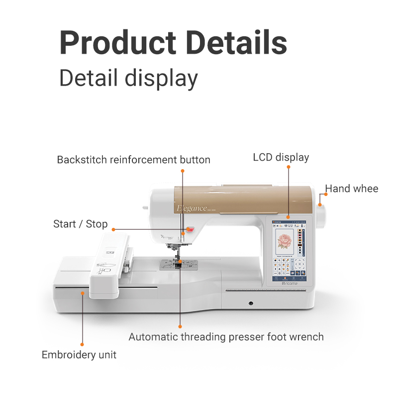 Máquina de Bordar Computarizad - Embroidery Machine Computerized reseña y precio